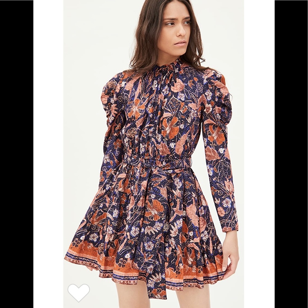 Ulla Johnson  sz 0 Naima Floral Flare Mini Dress